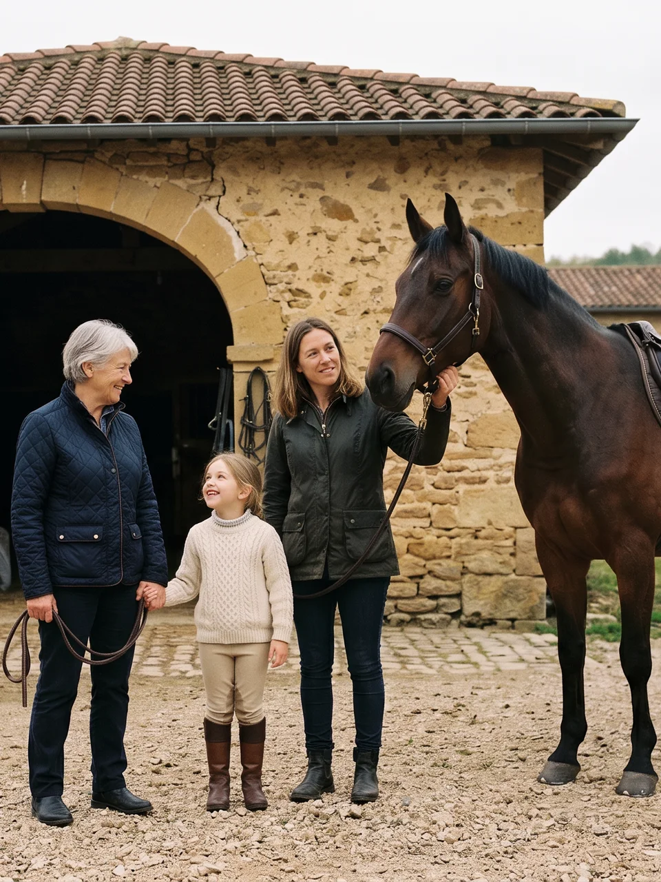 L'équipe, Les Écuries de la Rionde, centre équestre à Romans
